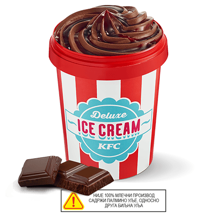 Deluxe sladoled od čokolade s prelivom od višnje 460 ml