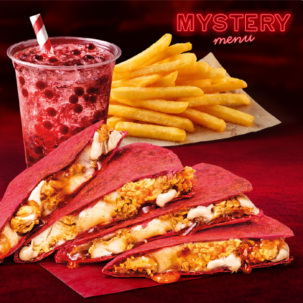 Mystery Tostada meni sa Bubble Soda