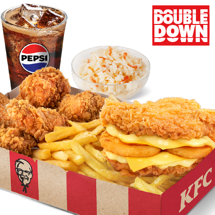 Double Down Gold Box + Coleslaw