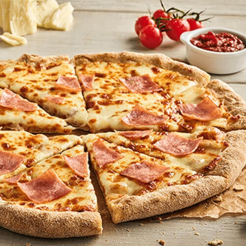 PIZZA WITH HAM (fluffy PAN dough) - sprawdź w Pizza Hut