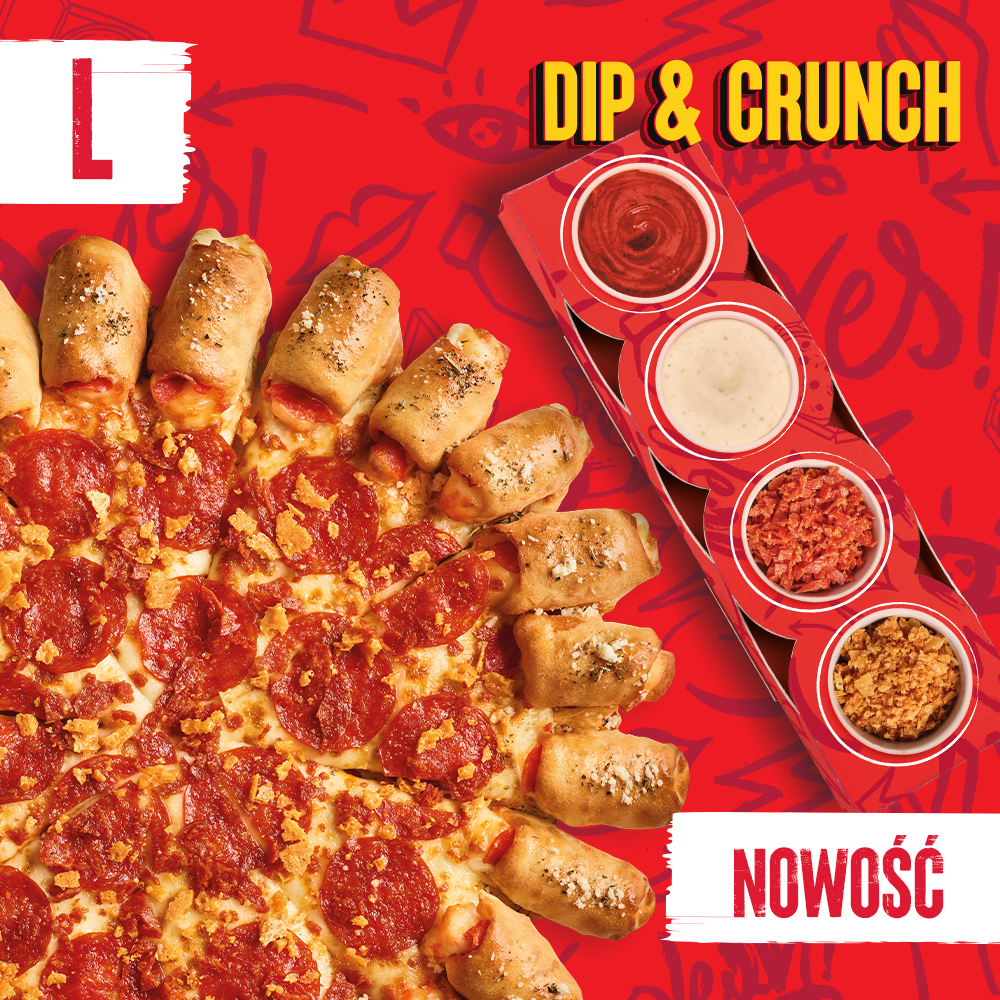 LARGE SUPER CRUNCHY PEPPERONI DIP & CRUNCH - sprawdź w Pizza Hut