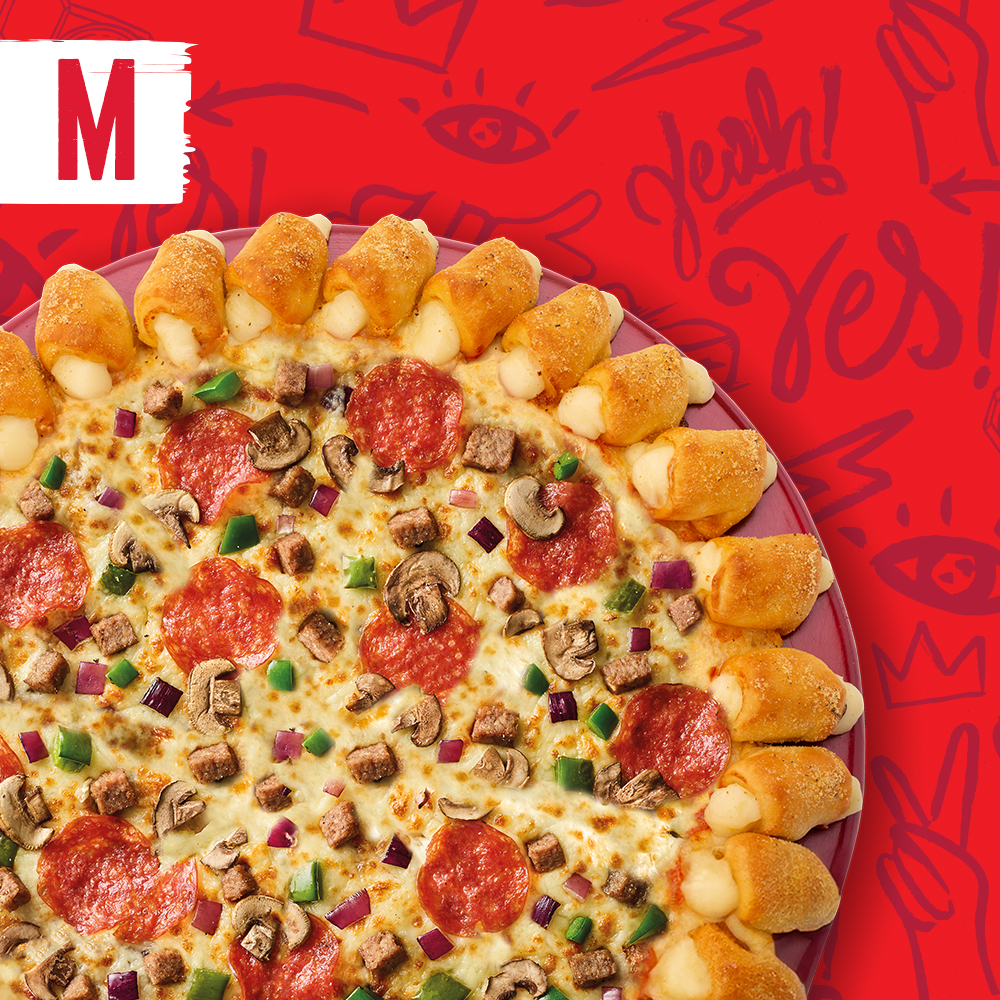 ŚREDNIA PIZZA Z CHEESY BITES - sprawdź w Pizza Hut