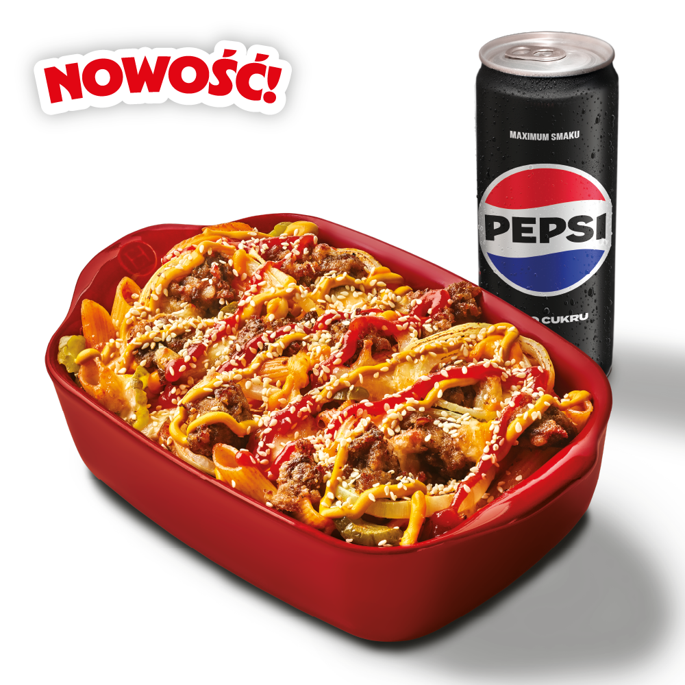 ZAPIEKARON CHEESEBURGER W ZESTAWIE - sprawdź w Pizza Hut