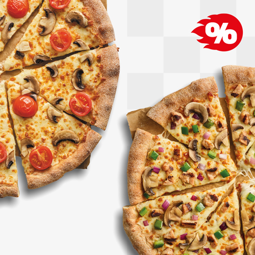 Pizza Hut - DRUGA PIZZA -50%!