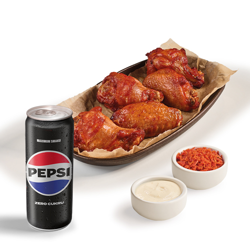 SOLO ZESTAW Z WINGSAMI DIP&CRUNCH