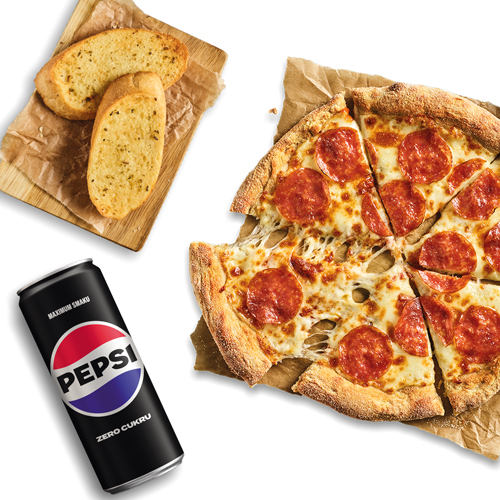 HUT LUNCH Z PIZZĄ