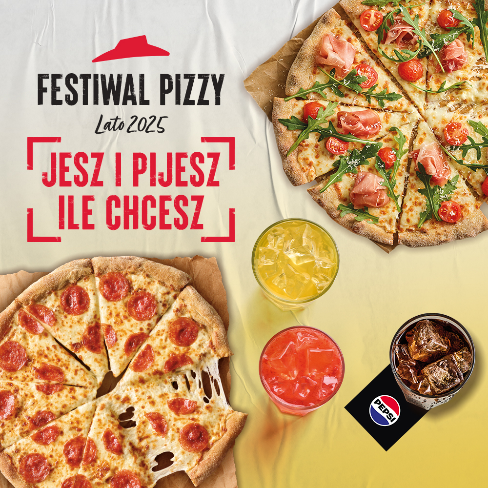 FESTIWAL PIZZY Z WIELKĄ DOLEWKĄ - sprawdź w Pizza Hut