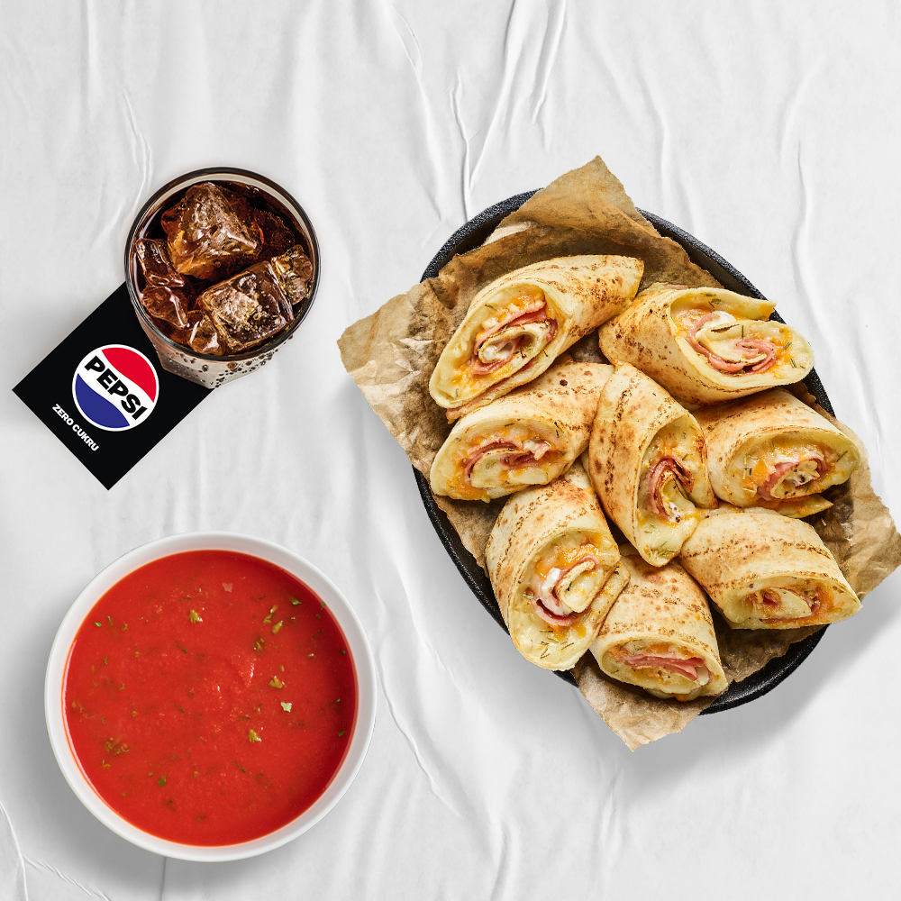 ZUPA + ROLSY+ NAPÓJ - sprawdź w Pizza Hut