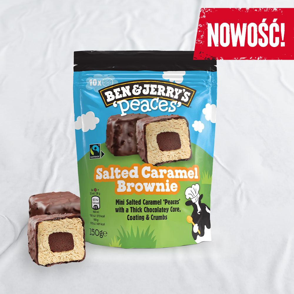 BEN&JERRY'S PEACES SALTED CARMEL BROWNIE - sprawdź w Pizza Hut