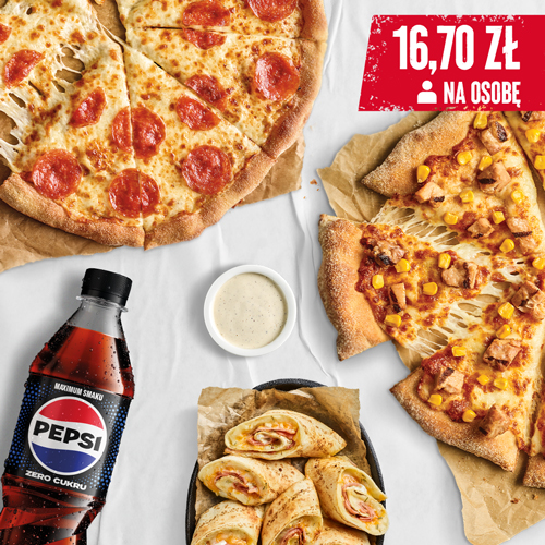 PROMOCJE ZESTAW RODZINNY DLA 6 OSÓB w PizzaHut