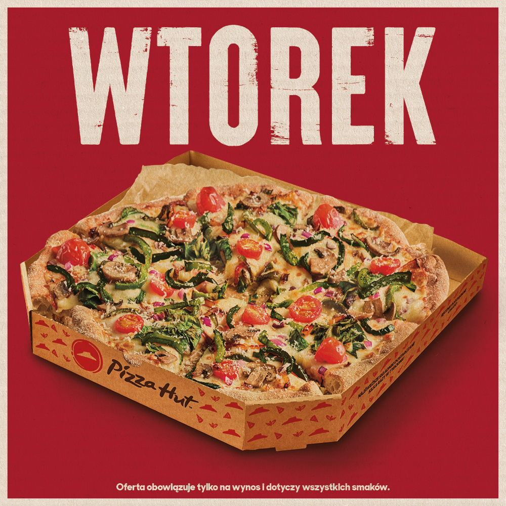 KAŻDA ŚREDNIA PIZZA ZA 29,99 ZŁ - sprawdź w Pizza Hut
