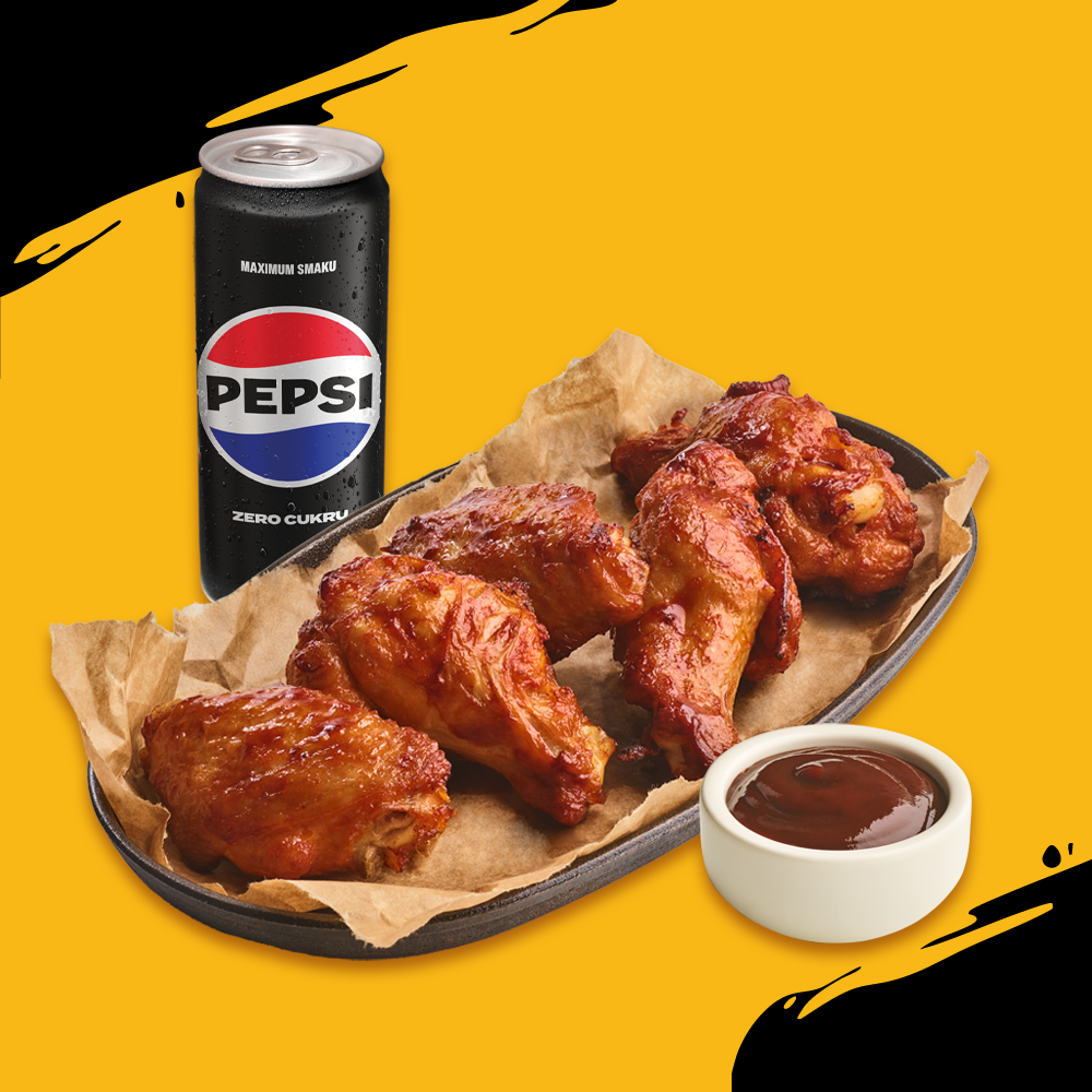 SOLO ZESTAW Z WINGSAMI I NAPOJEM - sprawdź w Pizza Hut